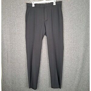 Perry Ellis Soft Chino Textured Dress Pants Size 35x34* Black NWT